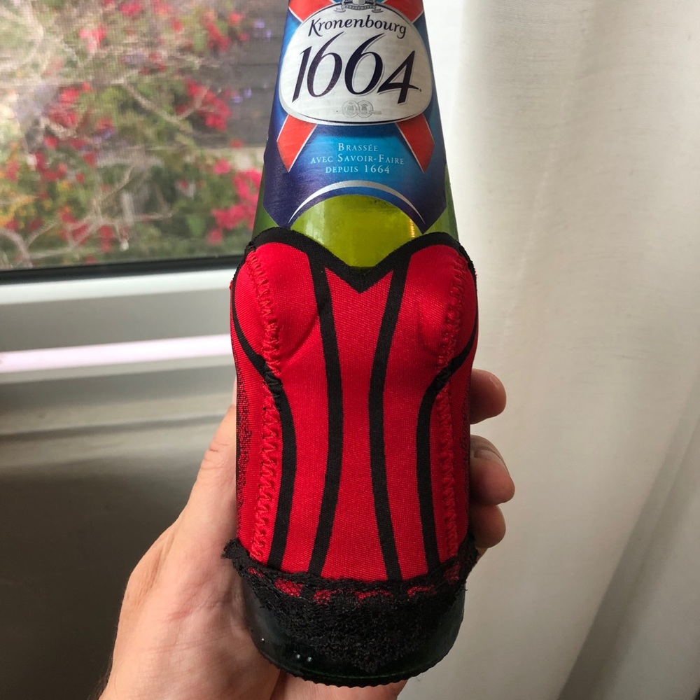 Beer Koozie K1664 Beer Bustier Koozie - RARE ITEM